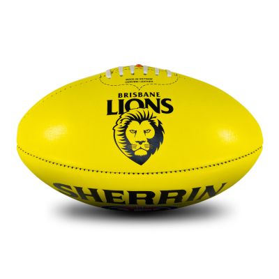 AFL Team Leather Ball - Brisbane Lions