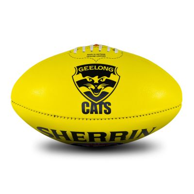 AFL Team Leather Ball - Geelong