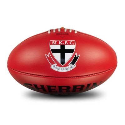 AFL Team Leather Ball - St Kilda Saints